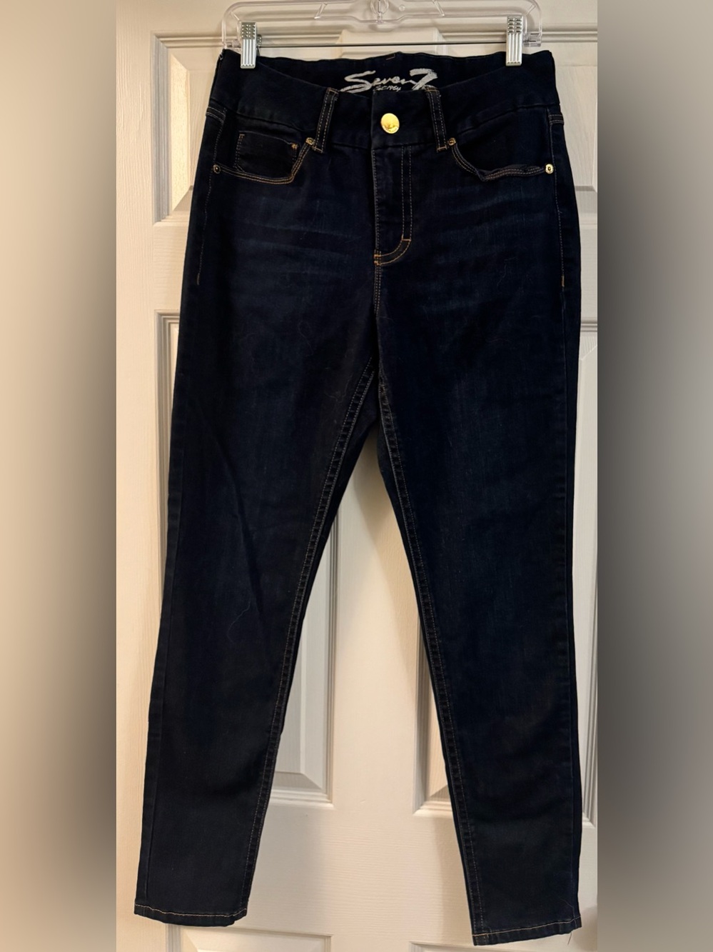 Seven7 Women’s Deep Navy Skinny Jeans